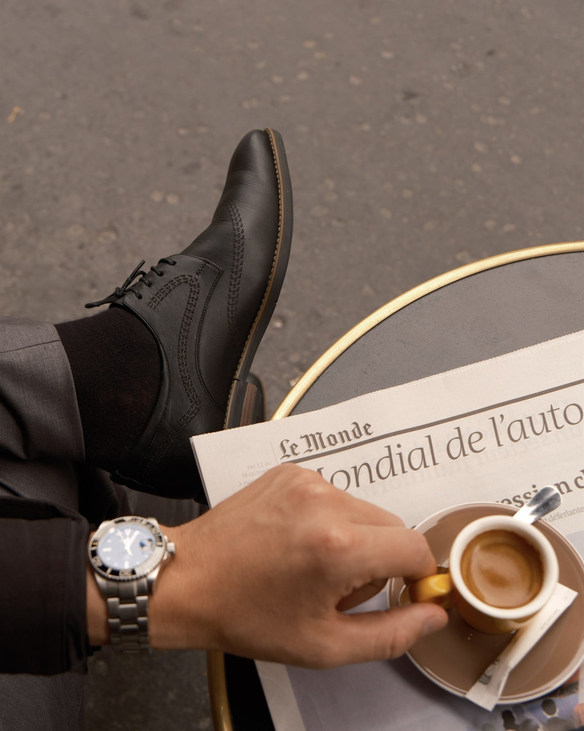 Octaviano Nero, Espresso und Le Monde in Paris